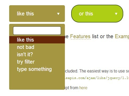jQuery ikSelect